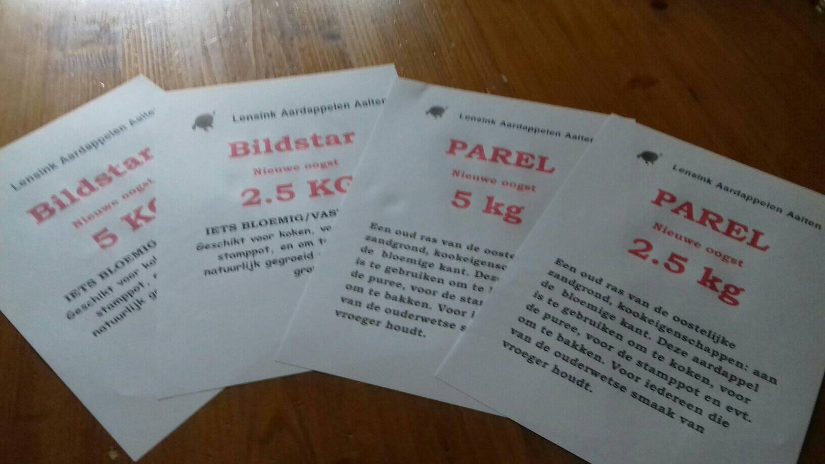poten met de hand